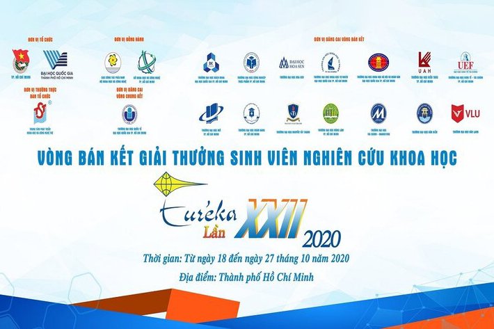 Trường Đại học Công nghiệp Thực phẩm TP. Hồ Chí Minh có 4 đề tài vào vòng chung kết Euréka năm 2020