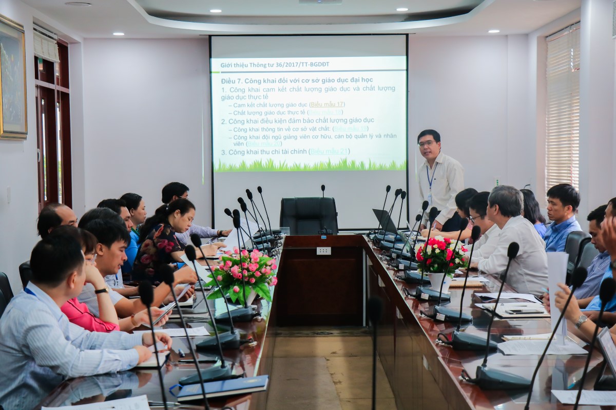 Trường Đại học Công nghiệp Thực phẩm TP.HCM triển khai thực hiện công khai trong giáo dục đại học năm học 2020 – 2021
