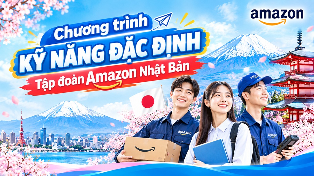 Chương trình kỹ năng đặc định 2027 Tập đoàn Amazon Nhật Bản