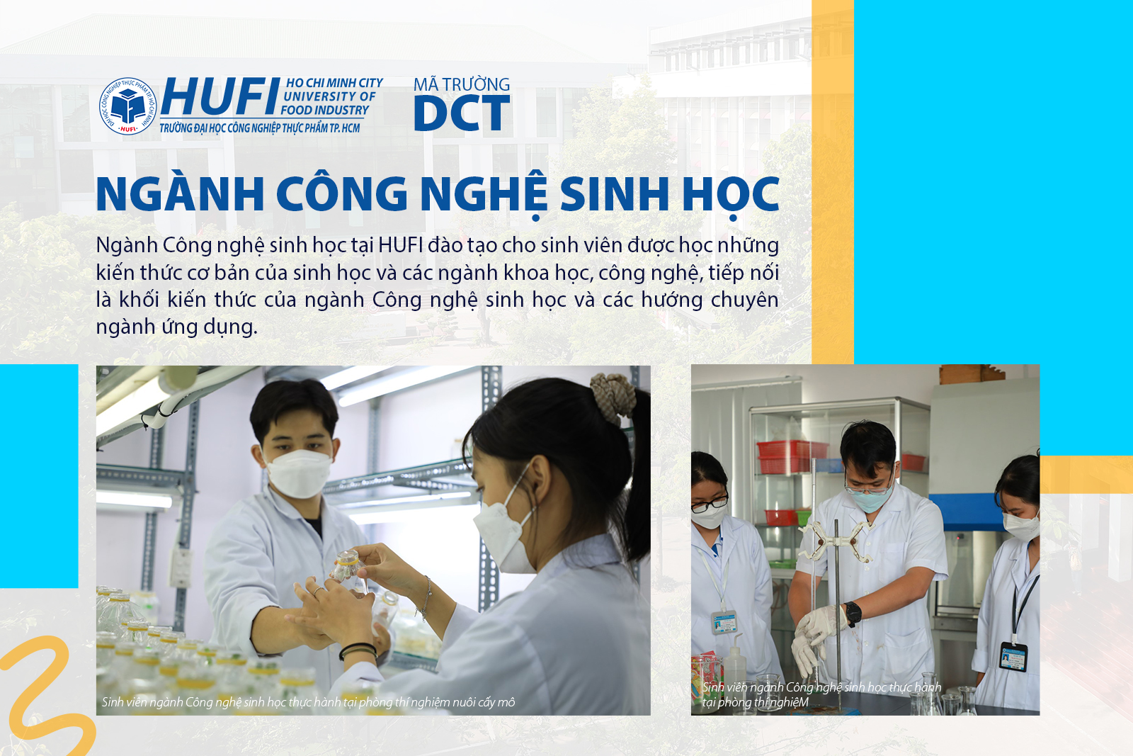 Ngành Công nghệ sinh học tại Trường Đại học Công Thương TPHCM 