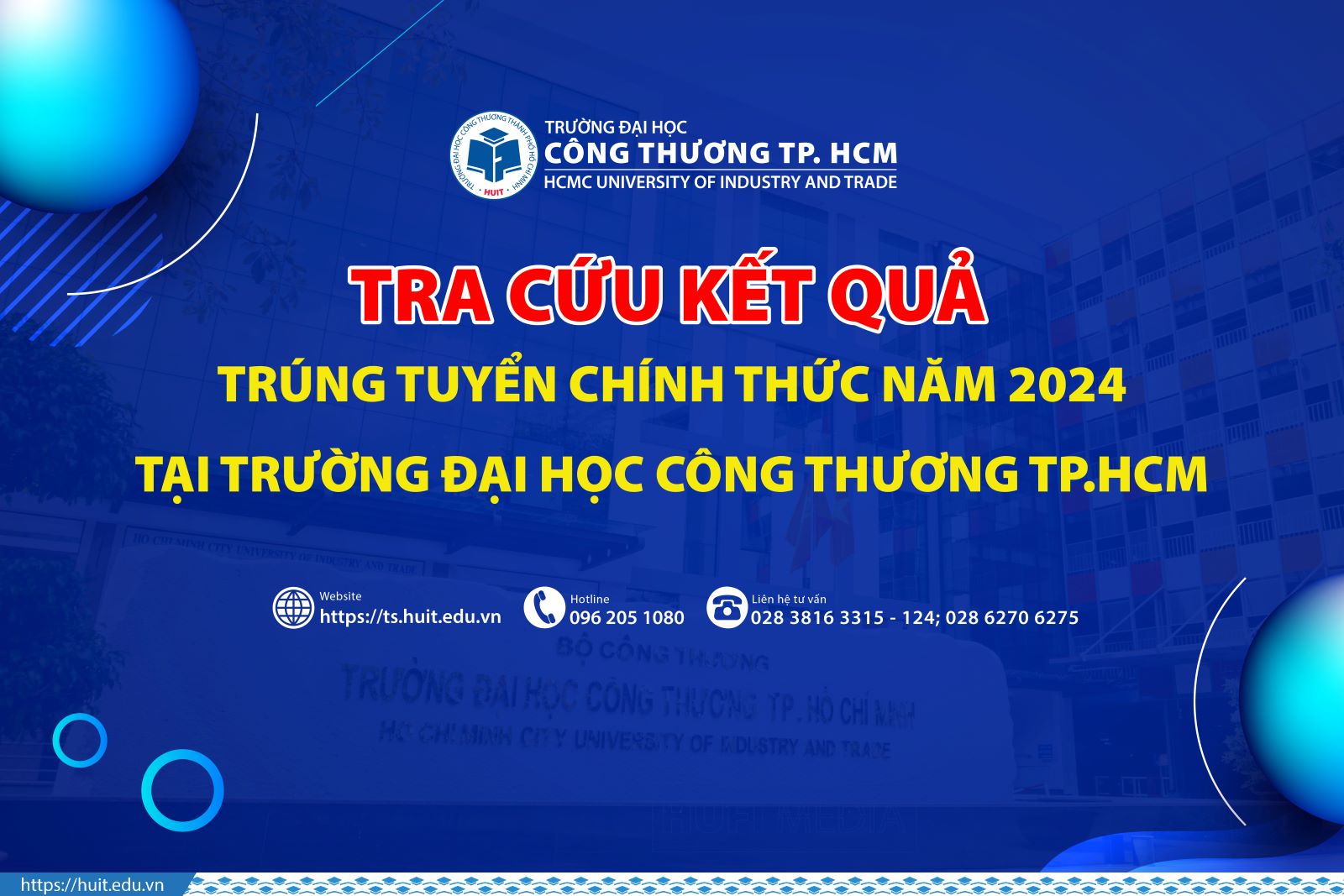 Tra cứu kết quả trúng tuyển năm 2024