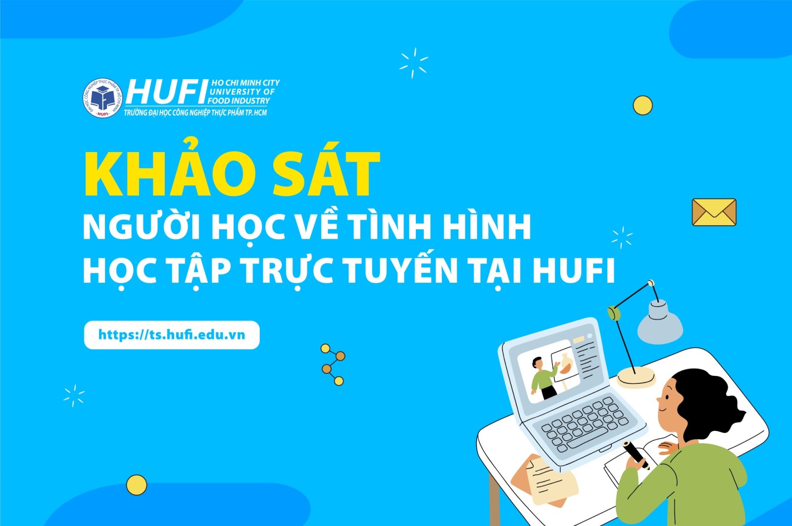 Khảo sát người học về tình hình học tập trực tuyến tại trường ĐH Công nghiệp Thực phẩm TP.HCM