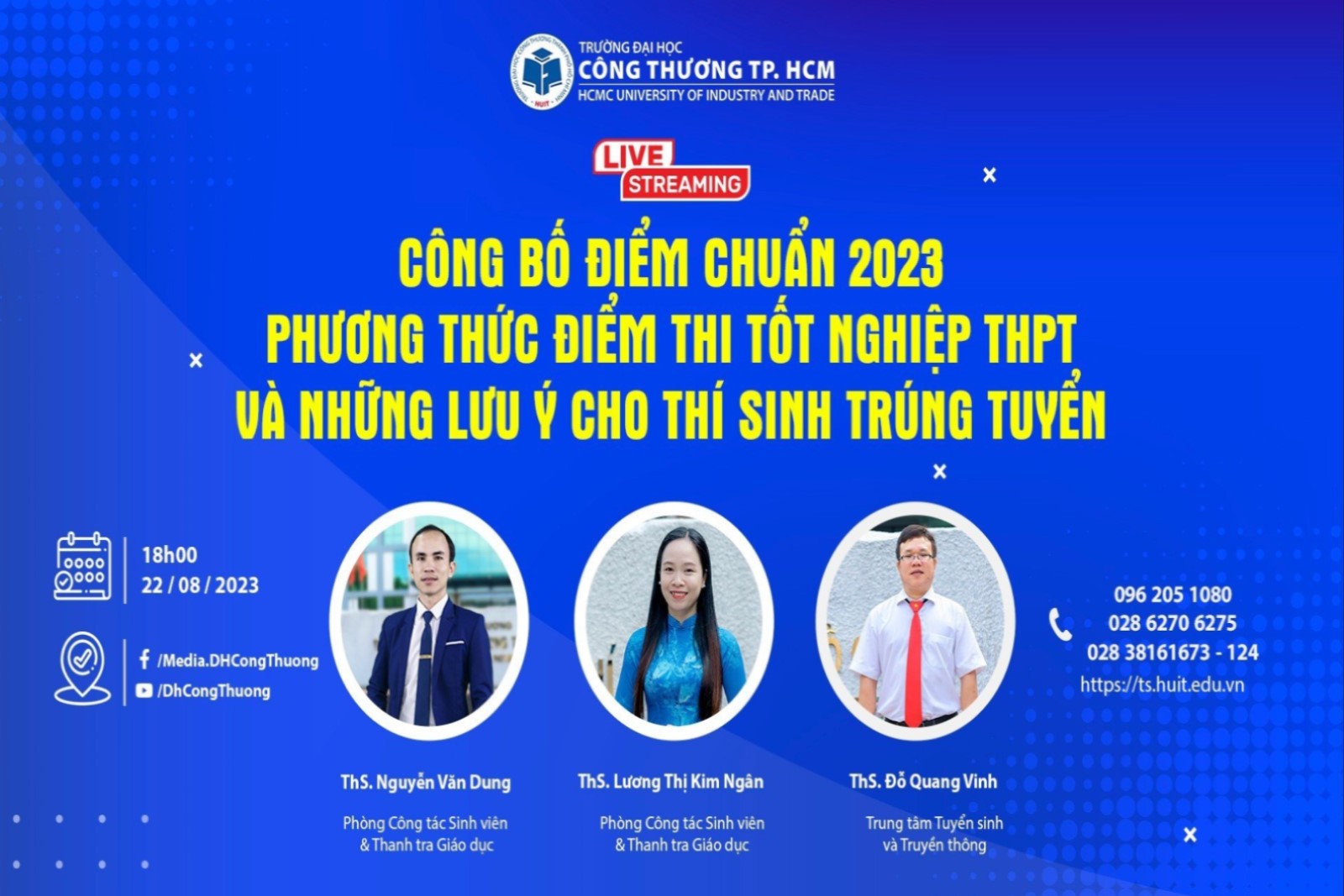 Live: Công bố điểm chuẩn 2023 phương thức điểm thi Tốt nghiệp THPT & những lưu ý cho thí sinh trúng tuyển