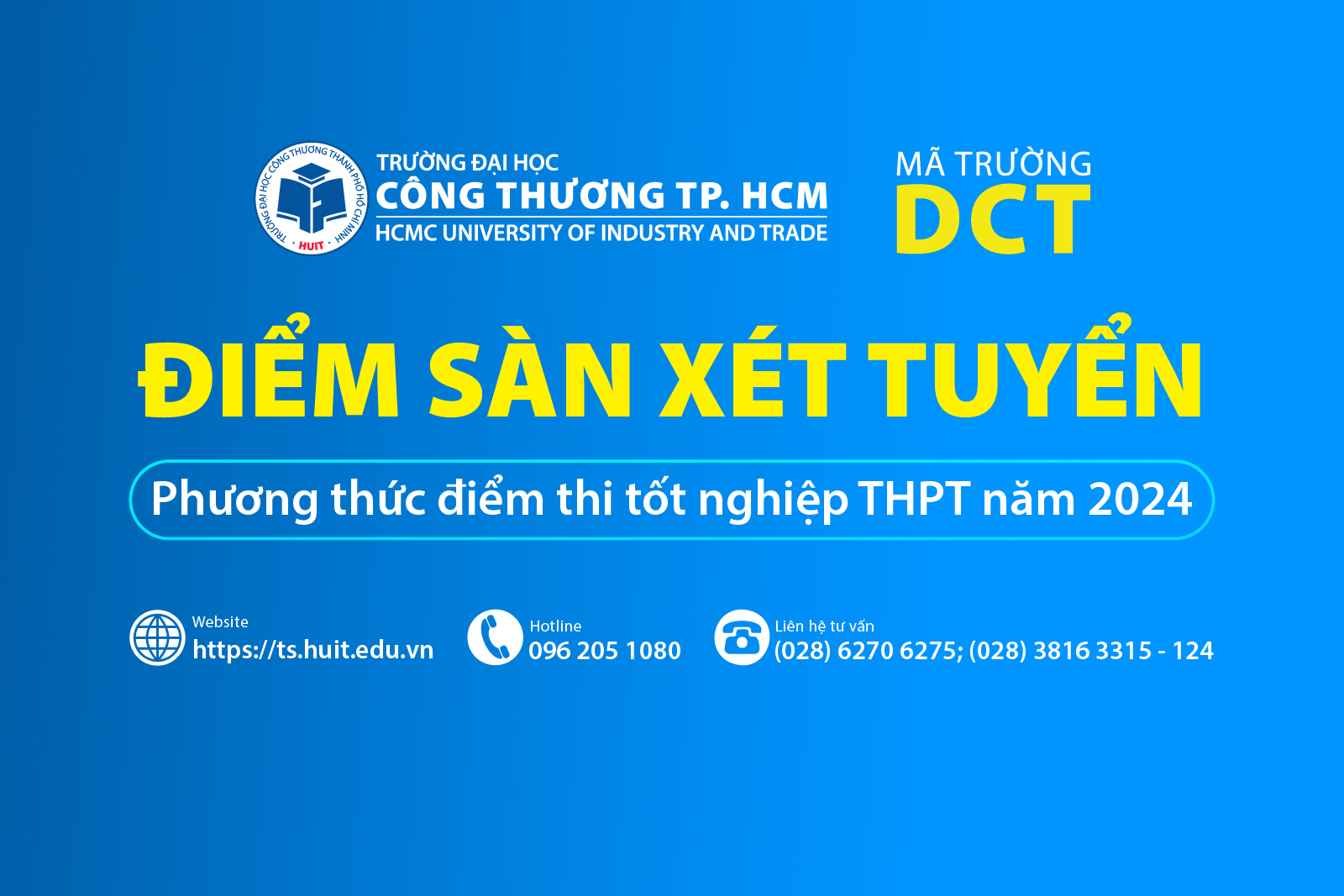 Tuyển sinh 2024: Điểm sàn xét tuyển bằng phương thức điểm thi tốt nghiệp THPT năm 2024