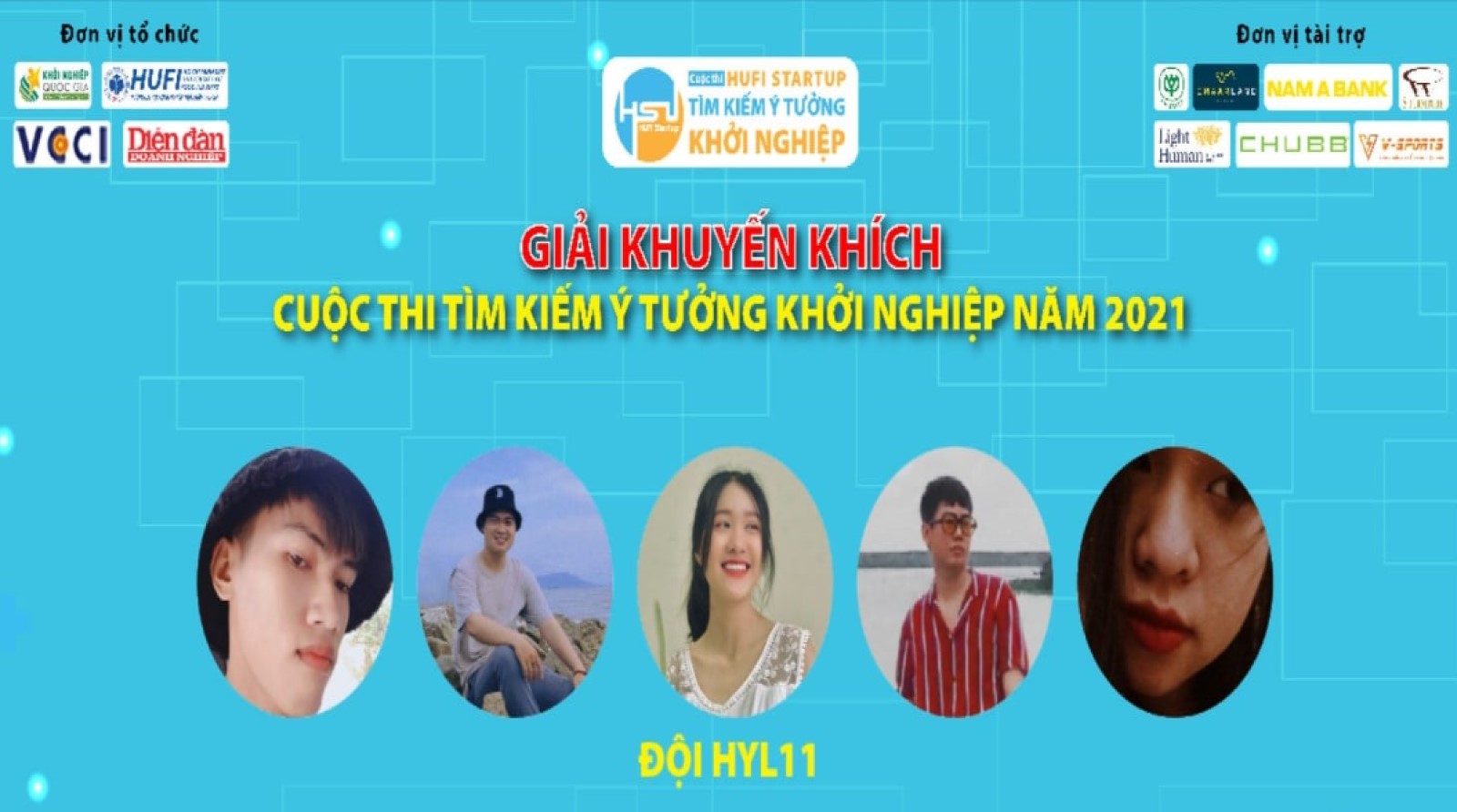 Nhóm sinh viên top 10 cuộc thi Tìm kiếm ý tưởng khởi nghiệp năm 2021